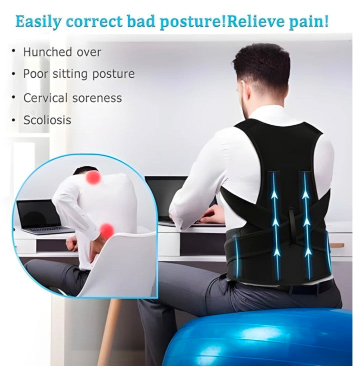 Adjustable Back Posture Corrector Belt